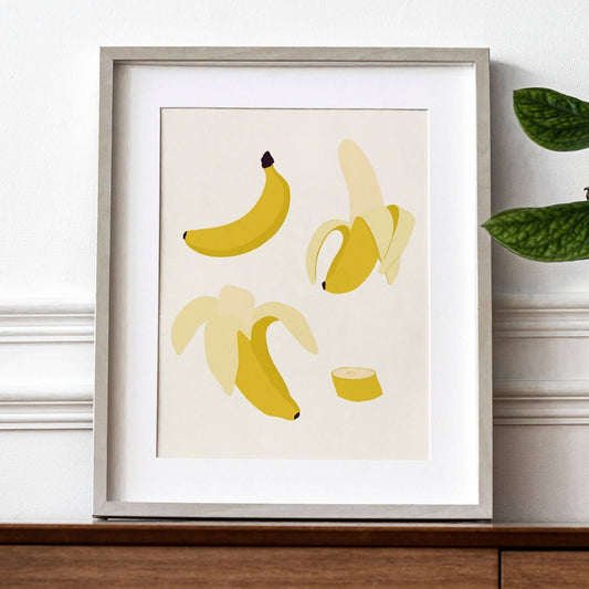 Banana Art Print - Gasp