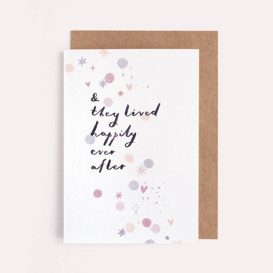 Happily Ever After Wedding Card - Gasp