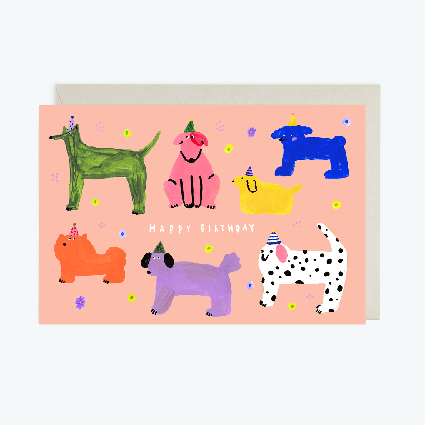 Happy Birthday Dogs Birthday Card - Gasp