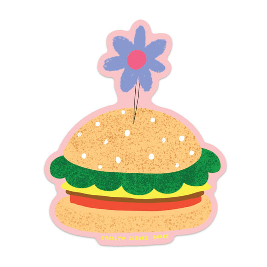 Daisy Burger Sticker - Gasp Winter Park
