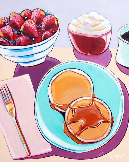 Pancakes For Breakfast Print - Gasp Winter Park