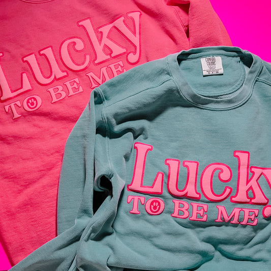Lucky To Be Me Crewneck - Gasp Winter Park