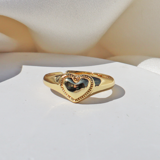 Puffy Heart Stack Ring | Gasp