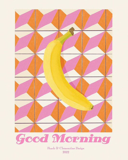 Good Morning Banana Art Print - Gasp Winter Park
